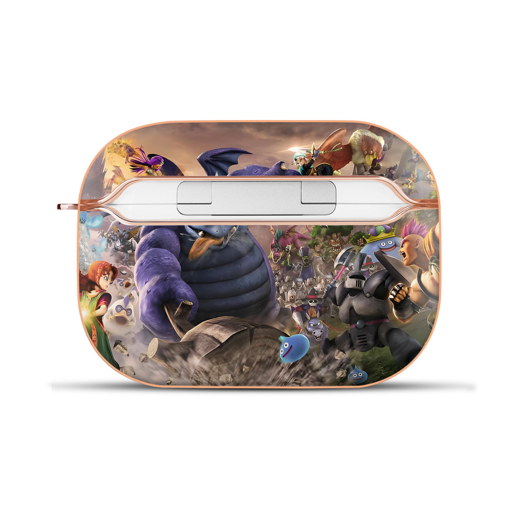 （画像用） ドラゴンクエスト Doragon Kuesuto Dragon Quest 【AirPods Pro用】ハードシェル保護ケース｜耐衝撃・防指紋・カラビナ付き商品仕様