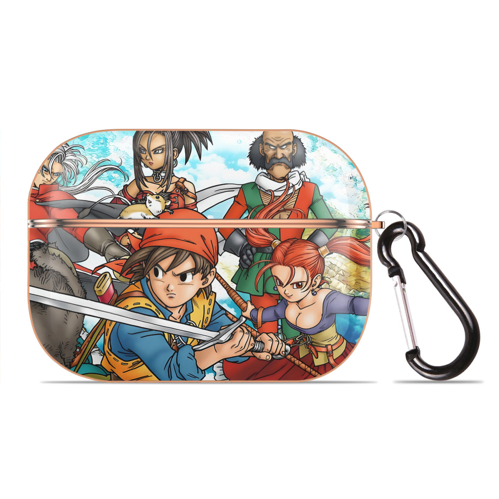 ドラゴンクエスト Doragon Kuesuto Dragon Quest 【AirPods Pro用】ハードシェル保護ケース｜耐衝撃・防指紋・カラビナ付き商品仕様