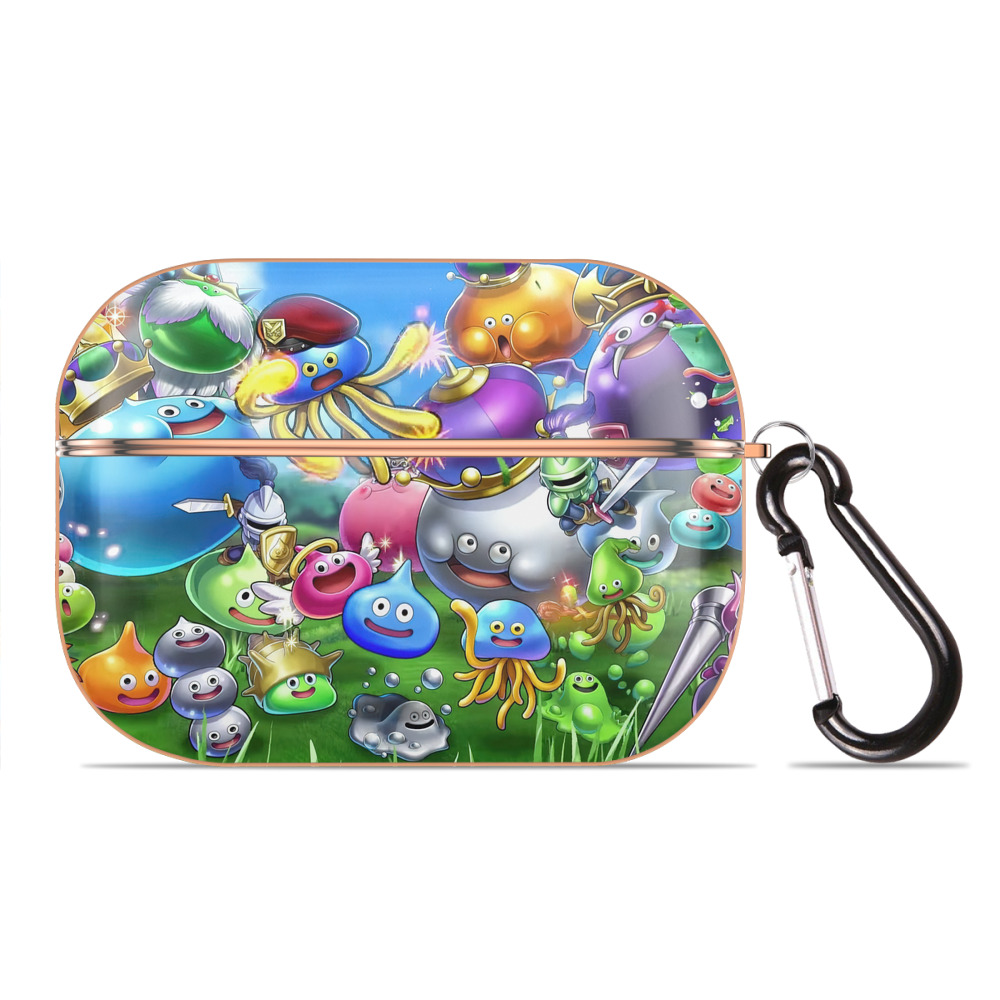 ドラゴンクエスト Doragon Kuesuto Dragon Quest 【AirPods Pro用】ハードシェル保護ケース｜耐衝撃・防指紋・カラビナ付き商品仕様