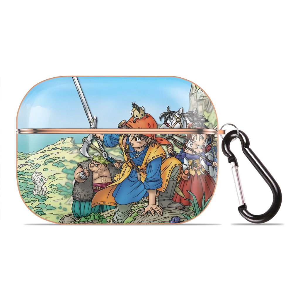 ドラゴンクエスト Doragon Kuesuto Dragon Quest 【AirPods Pro用】ハードシェル保護ケース｜耐衝撃・防指紋・カラビナ付き商品仕様