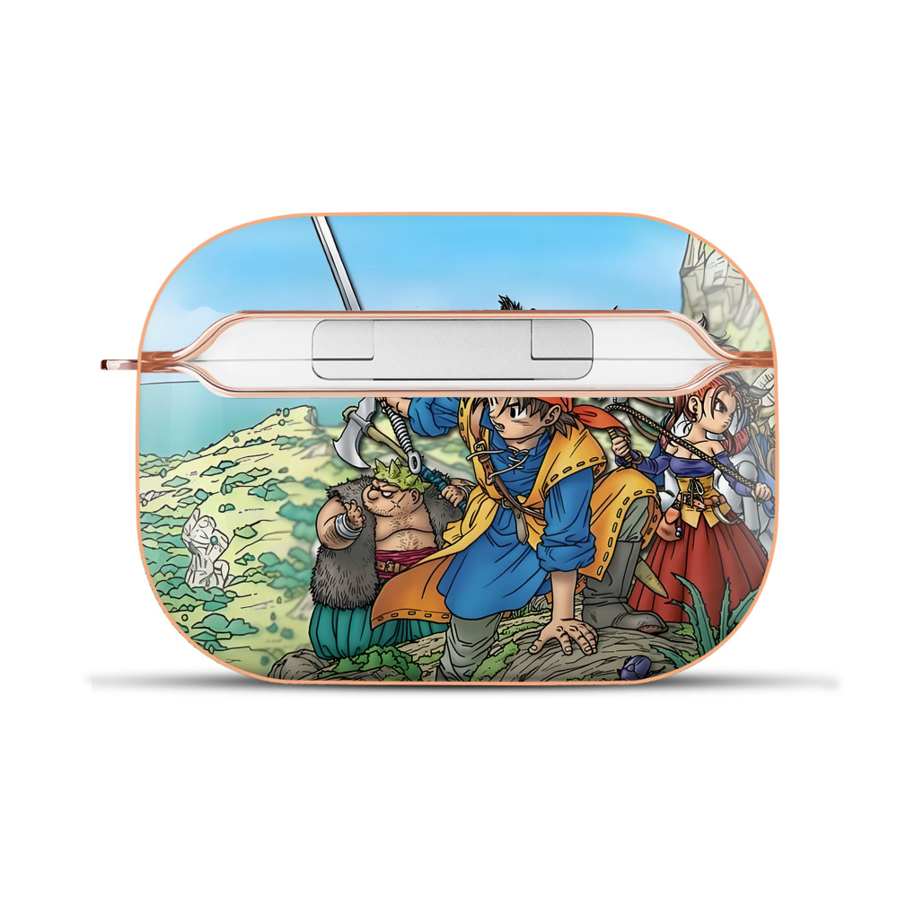 ドラゴンクエスト Doragon Kuesuto Dragon Quest 【AirPods Pro用】ハードシェル保護ケース｜耐衝撃・防指紋・カラビナ付き商品仕様