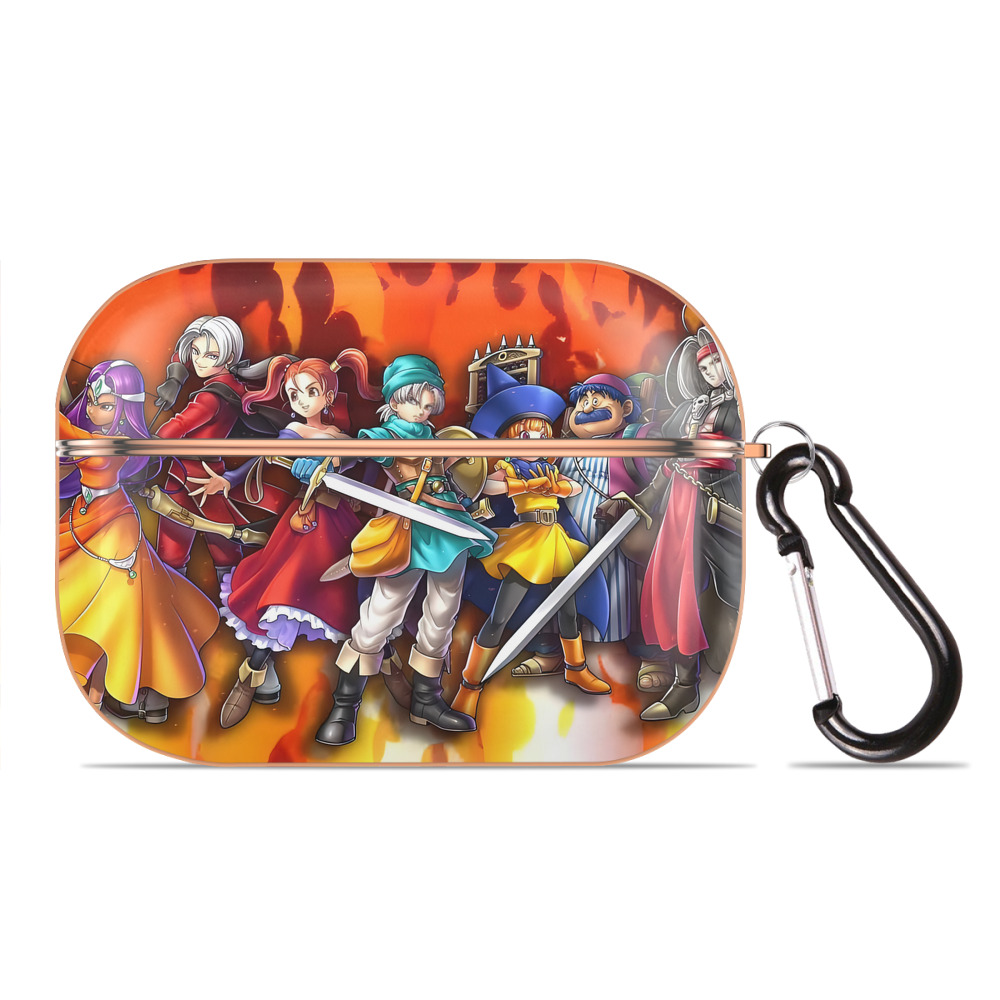 ドラゴンクエスト Doragon Kuesuto Dragon Quest 【AirPods Pro用】ハードシェル保護ケース｜耐衝撃・防指紋・カラビナ付き商品仕様