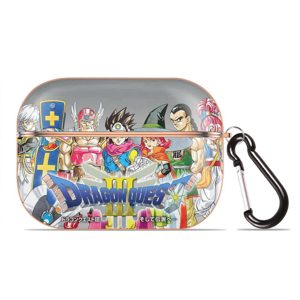 （画像用） ドラゴンクエスト Doragon Kuesuto Dragon Quest 【AirPods Pro用】ハードシェル保護ケース｜耐衝撃・防指紋・カラビナ付き商品仕様