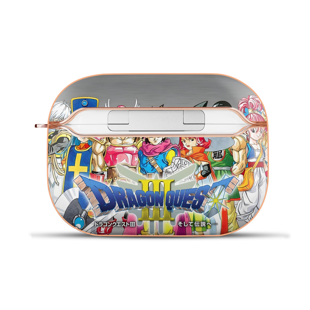 （画像用） ドラゴンクエスト Doragon Kuesuto Dragon Quest 【AirPods Pro用】ハードシェル保護ケース｜耐衝撃・防指紋・カラビナ付き商品仕様