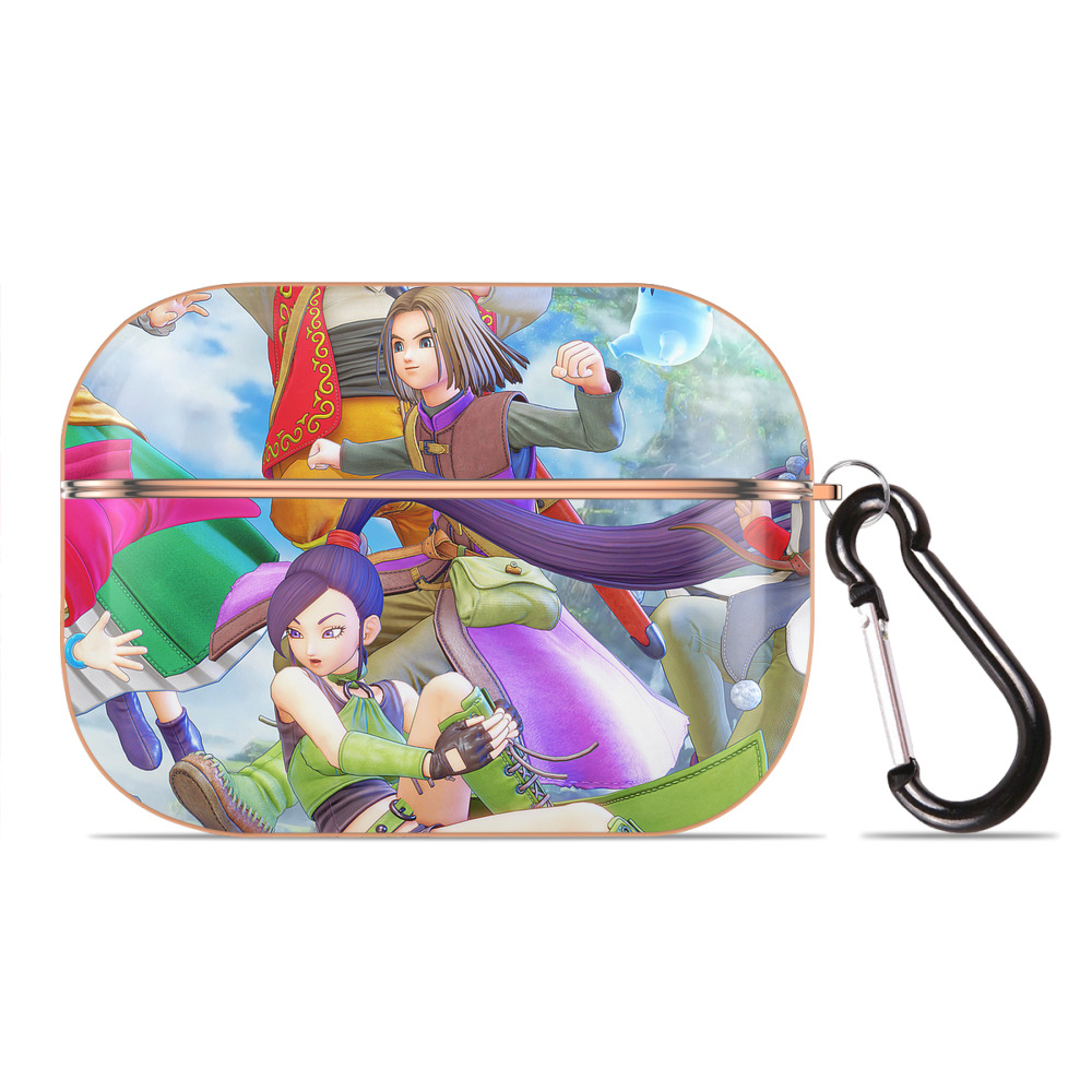 ドラゴンクエスト Doragon Kuesuto Dragon Quest 【AirPods Pro用】ハードシェル保護ケース｜耐衝撃・防指紋・カラビナ付き商品仕様