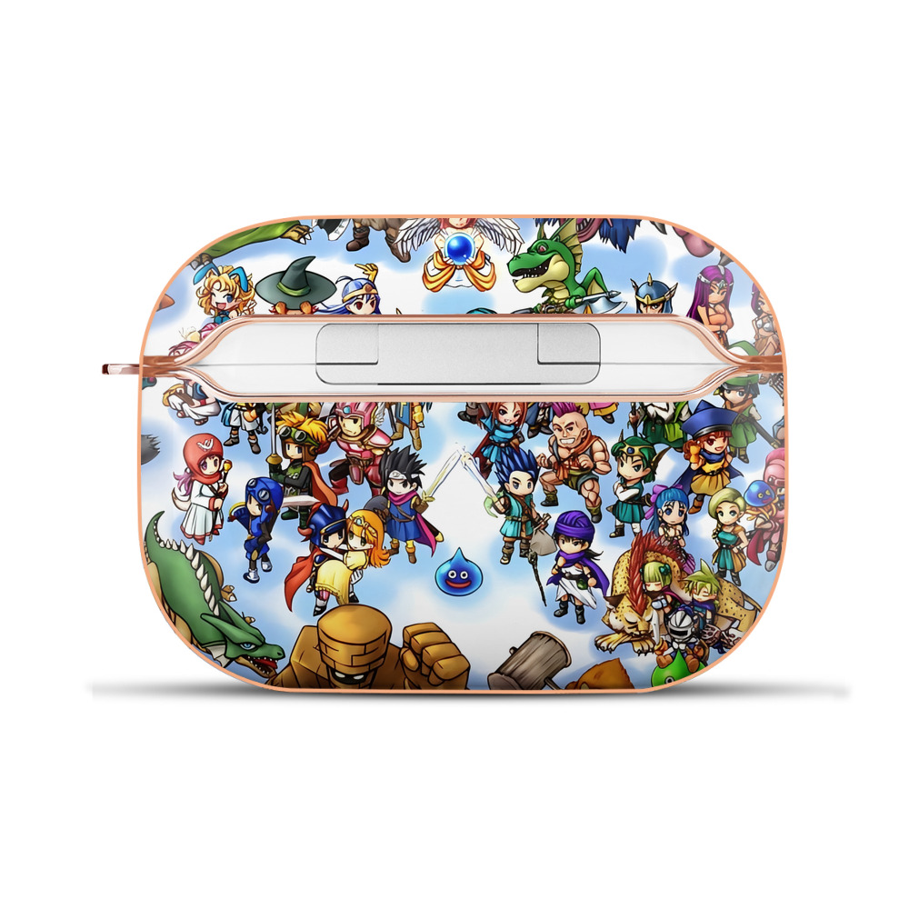 ドラゴンクエスト Doragon Kuesuto Dragon Quest 【AirPods Pro用】ハードシェル保護ケース｜耐衝撃・防指紋・カラビナ付き商品仕様