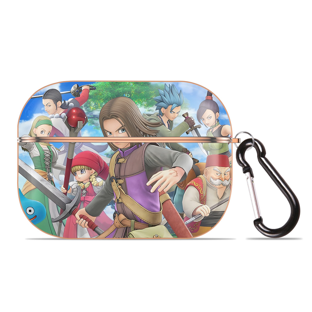 （画像用） ドラゴンクエスト Doragon Kuesuto Dragon Quest 【AirPods Pro用】ハードシェル保護ケース｜耐衝撃・防指紋・カラビナ付き商品仕様