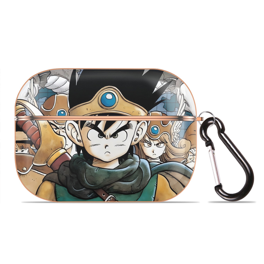 （画像用） ドラゴンクエスト Doragon Kuesuto Dragon Quest 【AirPods Pro用】ハードシェル保護ケース｜耐衝撃・防指紋・カラビナ付き商品仕様