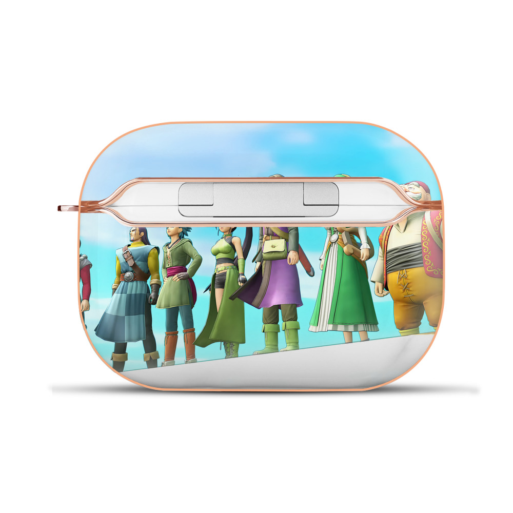 （画像用） ドラゴンクエスト Doragon Kuesuto Dragon Quest 【AirPods Pro用】ハードシェル保護ケース｜耐衝撃・防指紋・カラビナ付き商品仕様