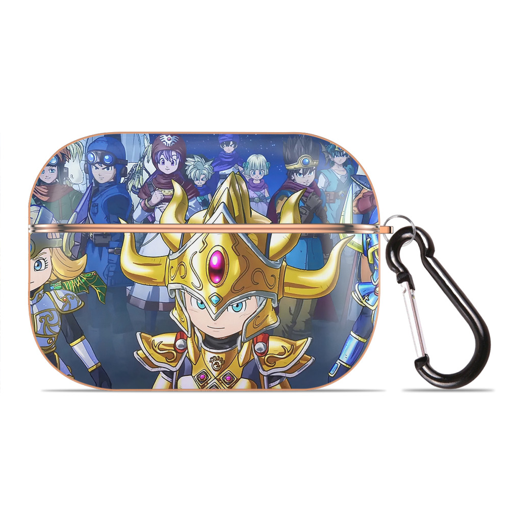 ドラゴンクエスト Doragon Kuesuto Dragon Quest 【AirPods Pro用】ハードシェル保護ケース｜耐衝撃・防指紋・カラビナ付き商品仕様
