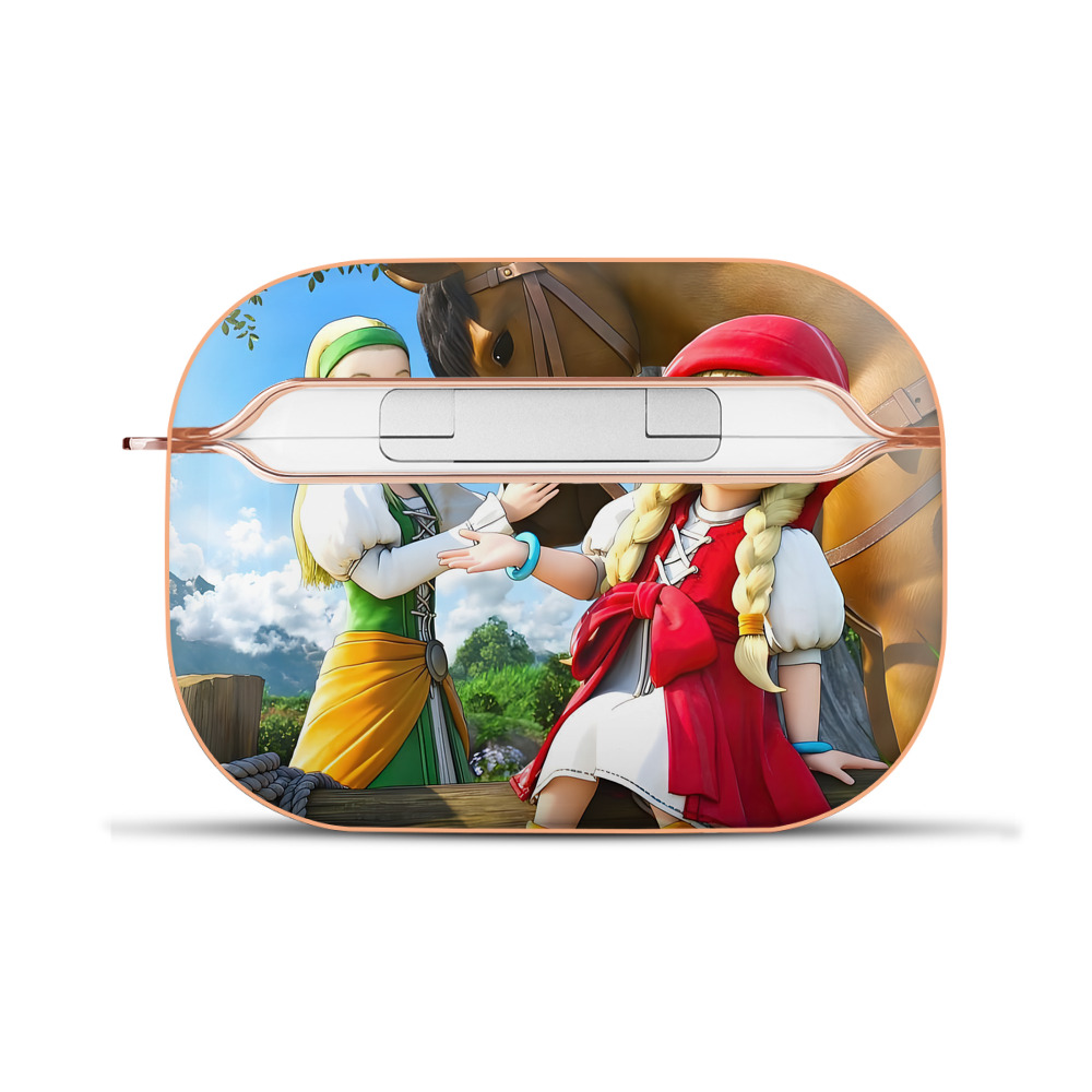 ドラゴンクエスト Doragon Kuesuto Dragon Quest 【AirPods Pro用】ハードシェル保護ケース｜耐衝撃・防指紋・カラビナ付き商品仕様