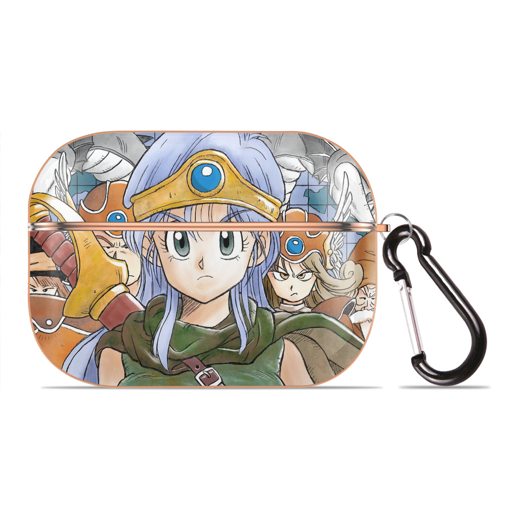 ドラゴンクエスト Doragon Kuesuto Dragon Quest 【AirPods Pro用】ハードシェル保護ケース｜耐衝撃・防指紋・カラビナ付き商品仕様