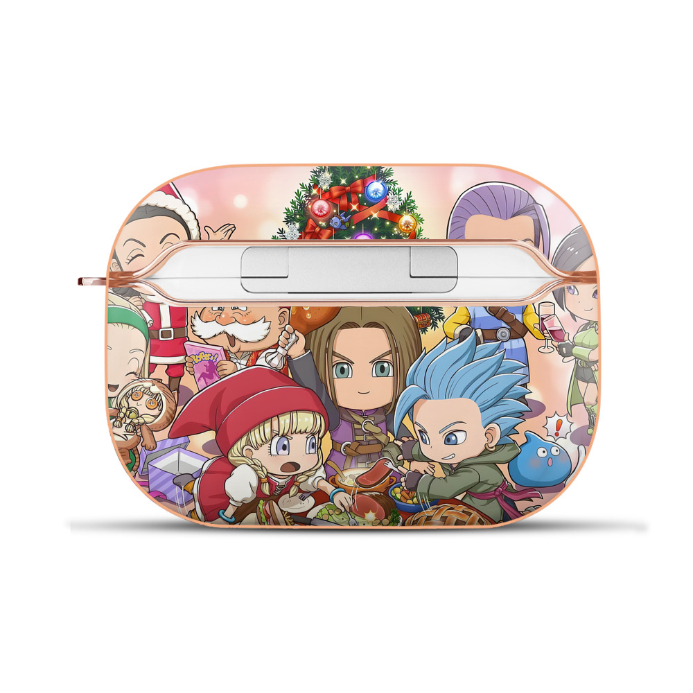 （画像用） ドラゴンクエスト Doragon Kuesuto Dragon Quest 【AirPods Pro用】ハードシェル保護ケース｜耐衝撃・防指紋・カラビナ付き商品仕様