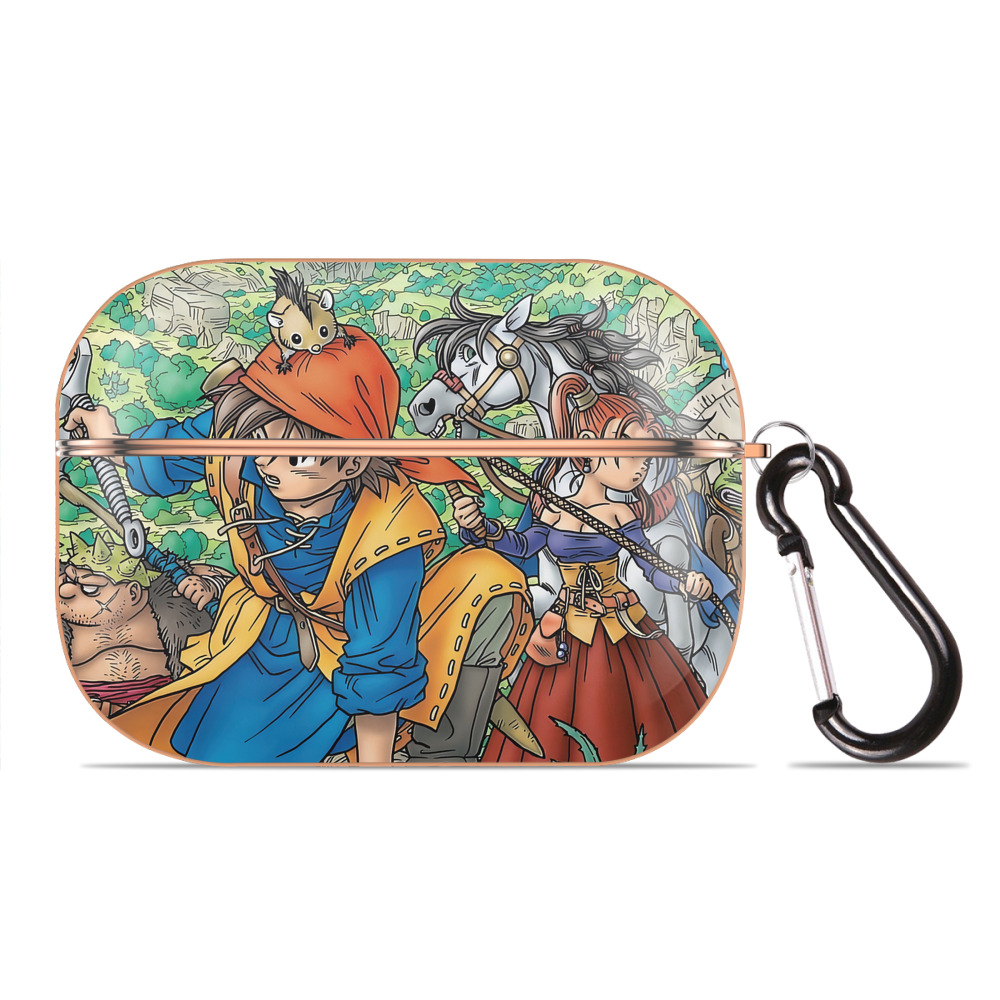 ドラゴンクエスト Doragon Kuesuto Dragon Quest 【AirPods Pro用】ハードシェル保護ケース｜耐衝撃・防指紋・カラビナ付き商品仕様
