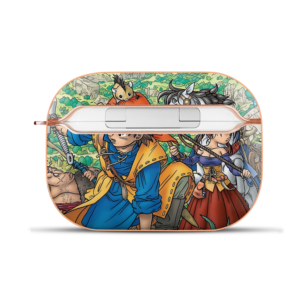 ドラゴンクエスト Doragon Kuesuto Dragon Quest 【AirPods Pro用】ハードシェル保護ケース｜耐衝撃・防指紋・カラビナ付き商品仕様
