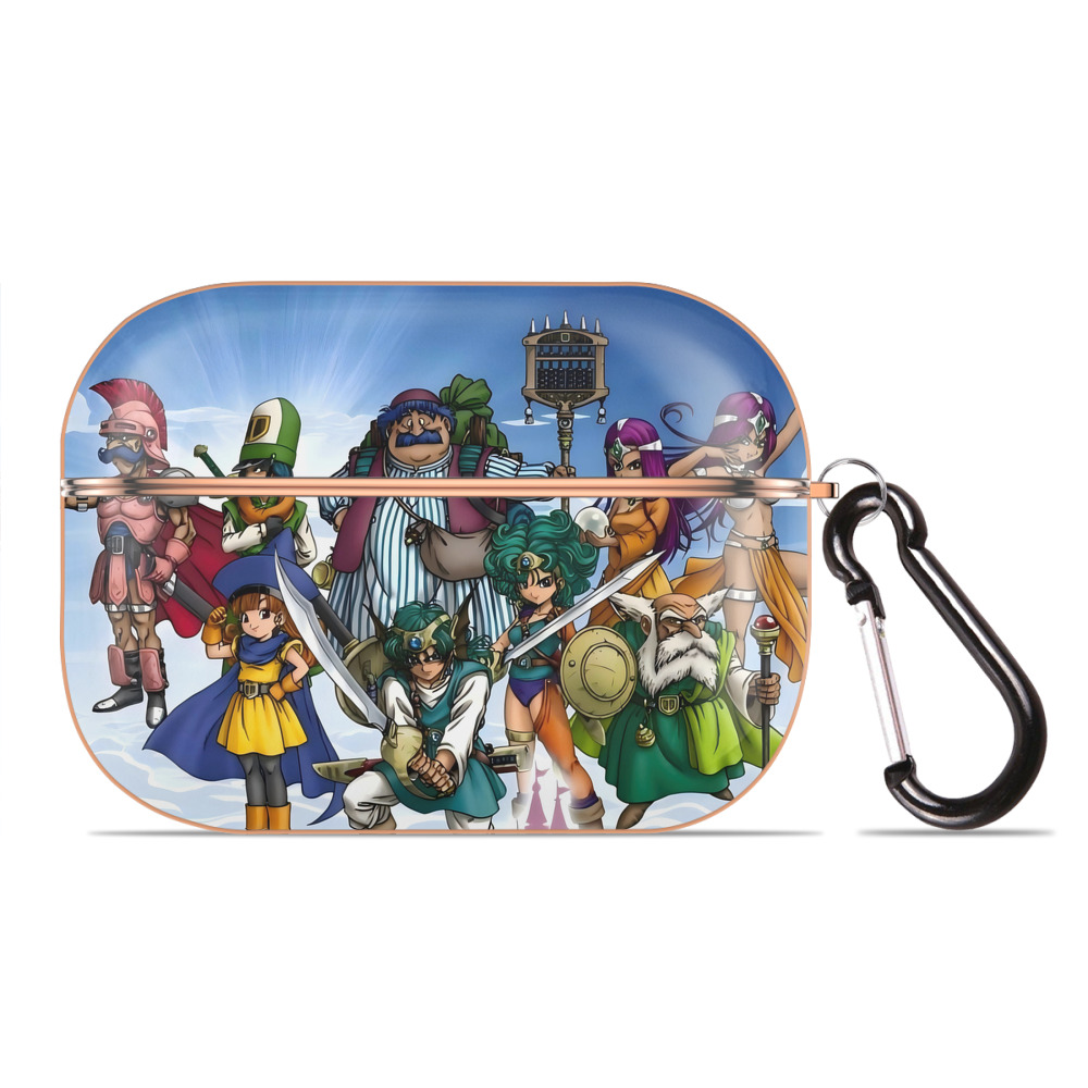 ドラゴンクエスト Doragon Kuesuto Dragon Quest 【AirPods Pro用】ハードシェル保護ケース｜耐衝撃・防指紋・カラビナ付き商品仕様