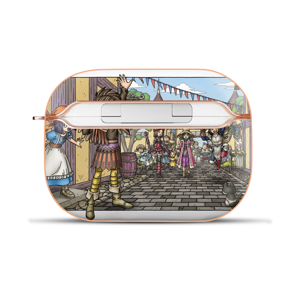 ドラゴンクエスト Doragon Kuesuto Dragon Quest 【AirPods Pro用】ハードシェル保護ケース｜耐衝撃・防指紋・カラビナ付き商品仕様