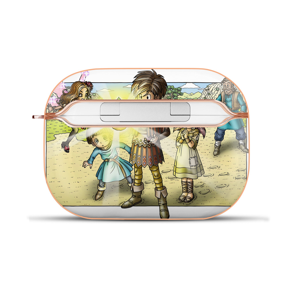 （画像用） ドラゴンクエスト Doragon Kuesuto Dragon Quest 【AirPods Pro用】ハードシェル保護ケース｜耐衝撃・防指紋・カラビナ付き商品仕様