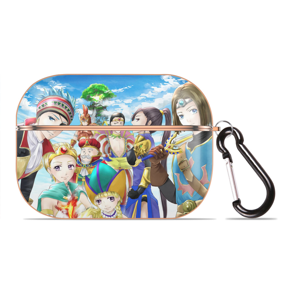 ドラゴンクエスト Doragon Kuesuto Dragon Quest 【AirPods Pro用】ハードシェル保護ケース｜耐衝撃・防指紋・カラビナ付き商品仕様