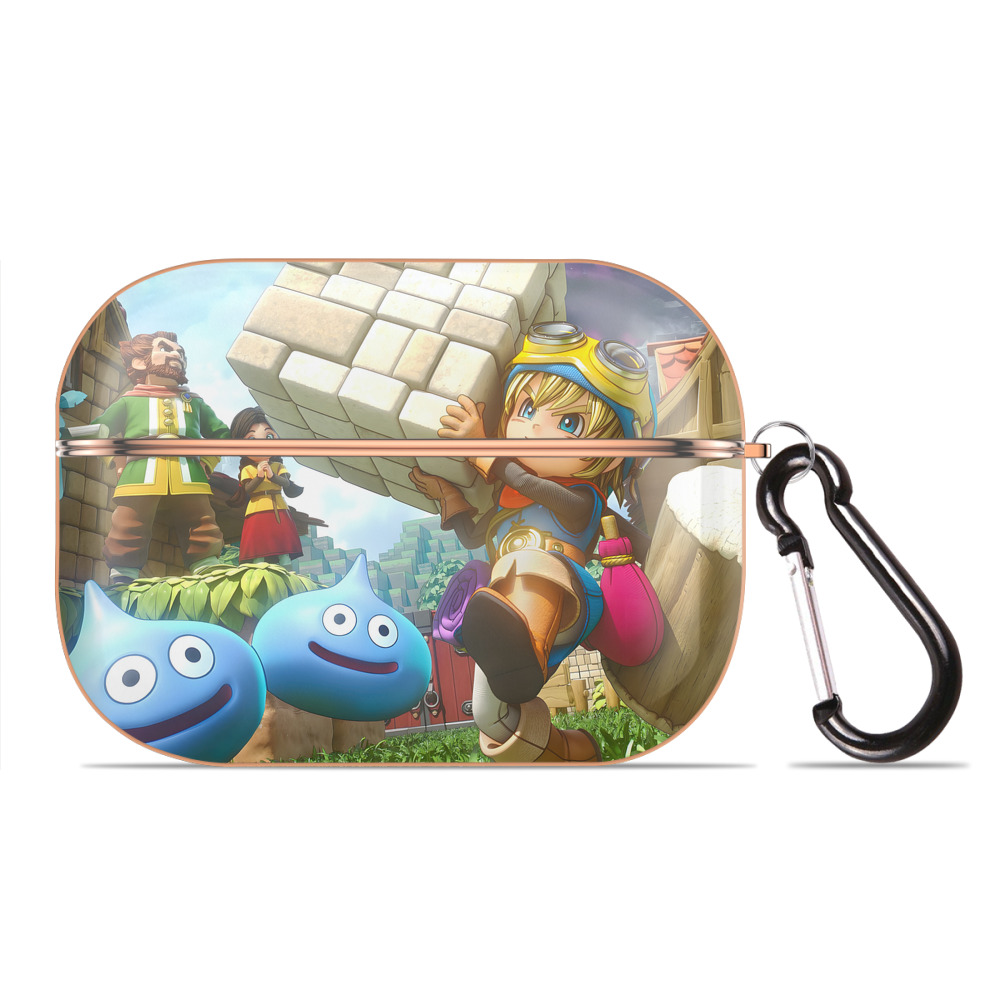 ドラゴンクエスト Doragon Kuesuto Dragon Quest 【AirPods Pro用】ハードシェル保護ケース｜耐衝撃・防指紋・カラビナ付き商品仕様