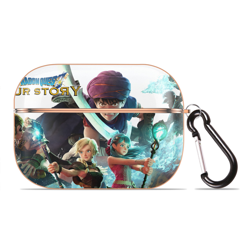 ドラゴンクエスト Doragon Kuesuto Dragon Quest 【AirPods Pro用】ハードシェル保護ケース｜耐衝撃・防指紋・カラビナ付き商品仕様