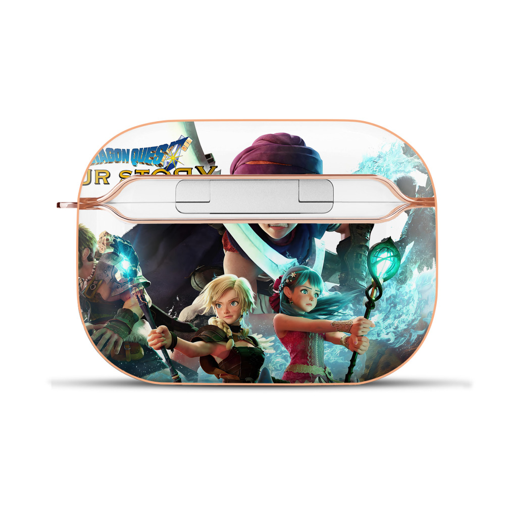 ドラゴンクエスト Doragon Kuesuto Dragon Quest 【AirPods Pro用】ハードシェル保護ケース｜耐衝撃・防指紋・カラビナ付き商品仕様