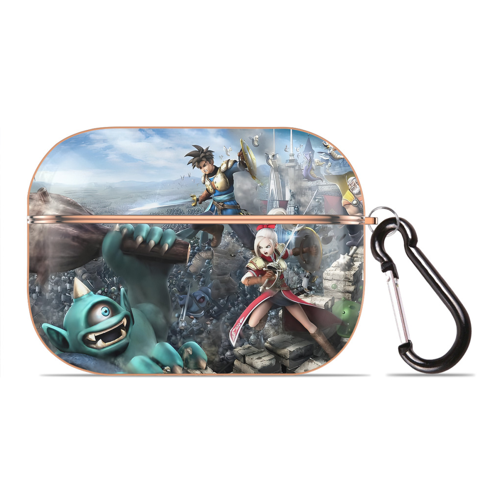 ドラゴンクエスト Doragon Kuesuto Dragon Quest 【AirPods Pro用】ハードシェル保護ケース｜耐衝撃・防指紋・カラビナ付き商品仕様