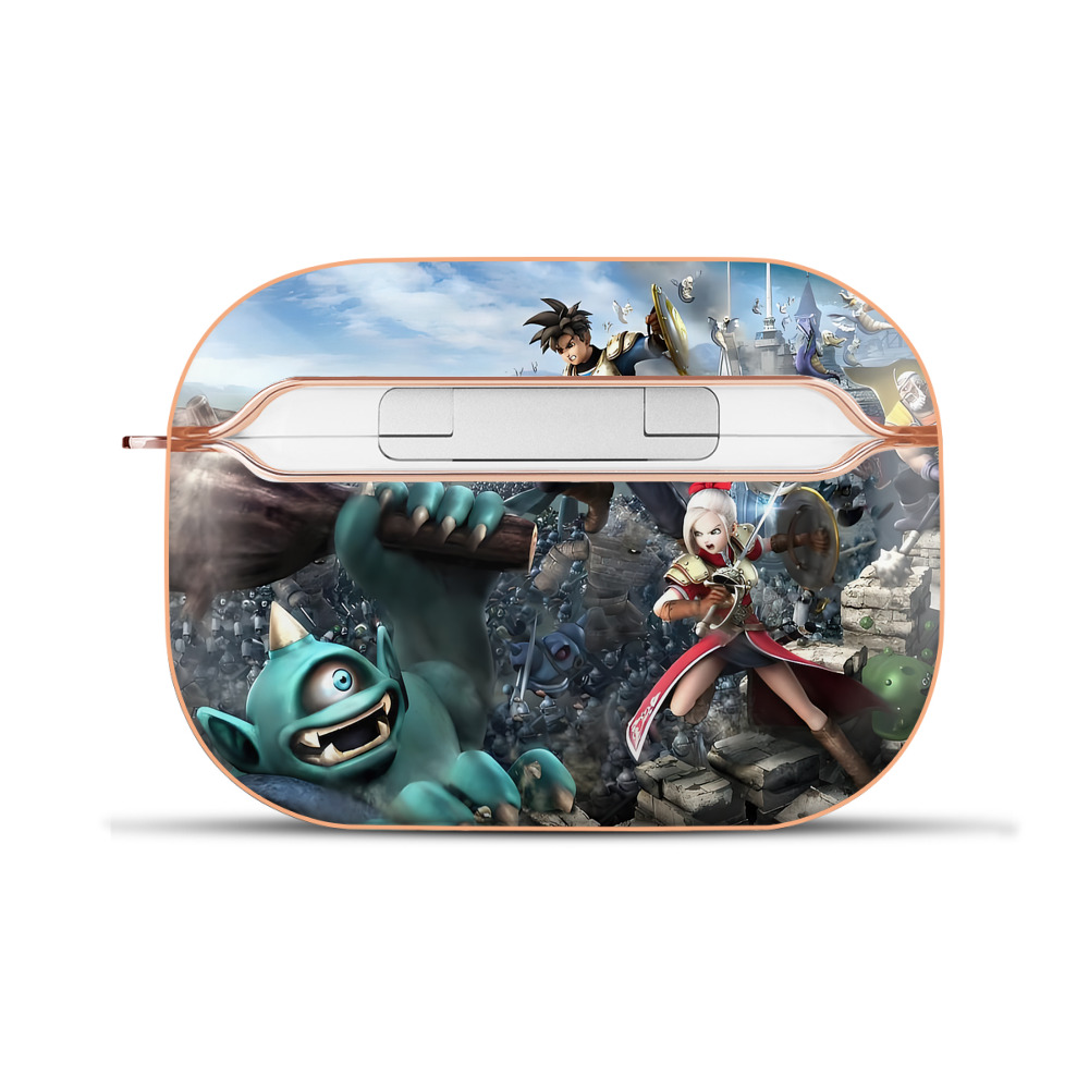 ドラゴンクエスト Doragon Kuesuto Dragon Quest 【AirPods Pro用】ハードシェル保護ケース｜耐衝撃・防指紋・カラビナ付き商品仕様