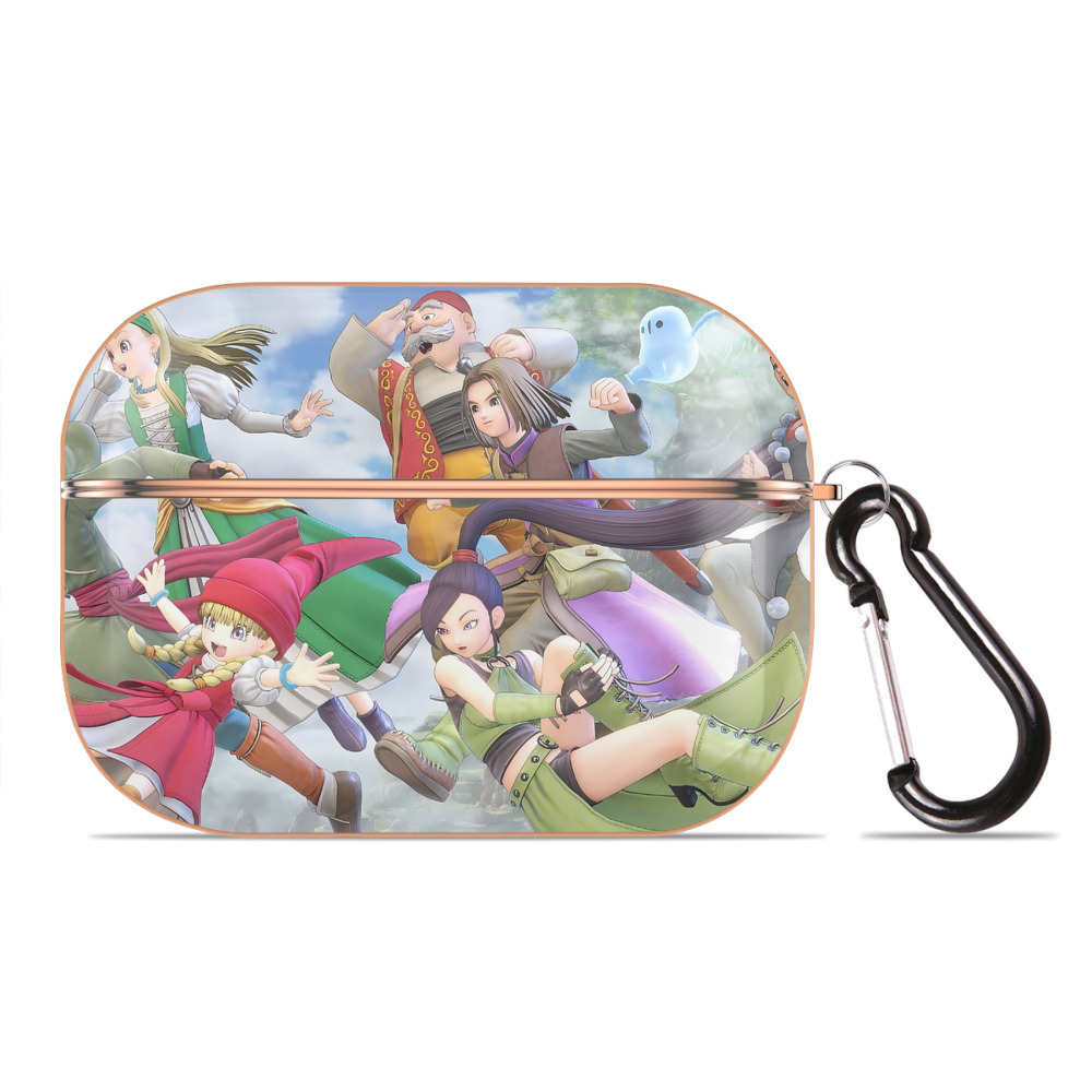 ドラゴンクエスト Doragon Kuesuto Dragon Quest 【AirPods Pro用】ハードシェル保護ケース｜耐衝撃・防指紋・カラビナ付き商品仕様
