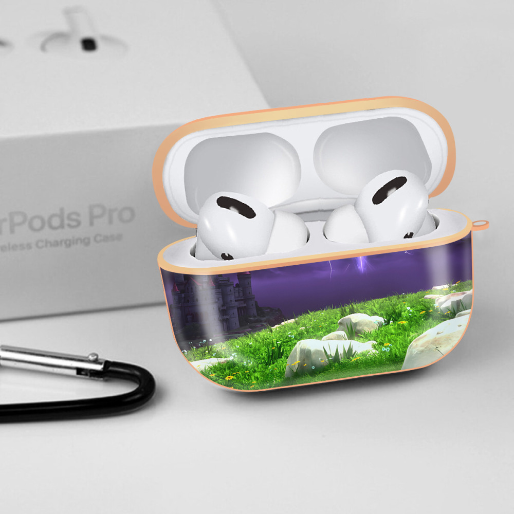 ドラゴンクエスト Doragon Kuesuto Dragon Quest 【AirPods Pro用】ハードシェル保護ケース｜耐衝撃・防指紋・カラビナ付き商品仕様