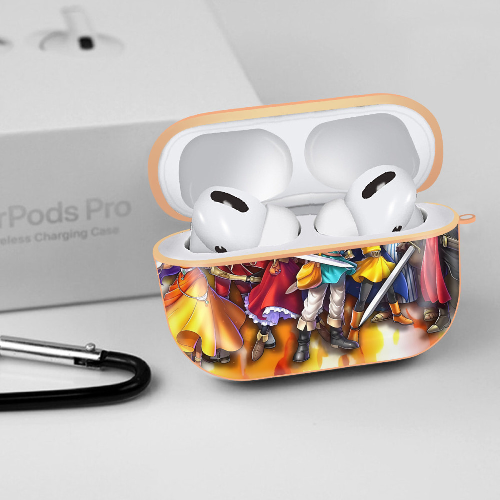 ドラゴンクエスト Doragon Kuesuto Dragon Quest 【AirPods Pro用】ハードシェル保護ケース｜耐衝撃・防指紋・カラビナ付き商品仕様