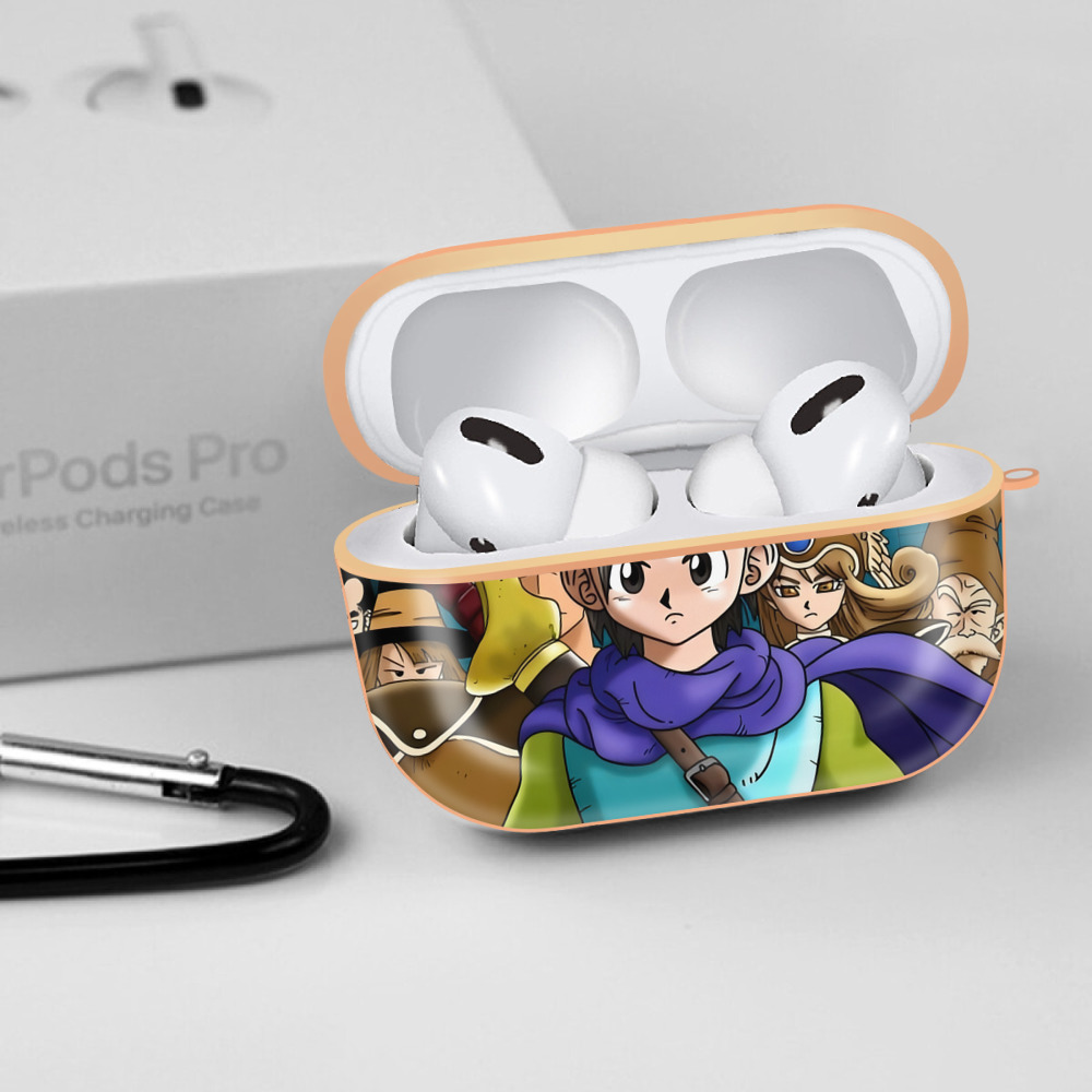ドラゴンクエスト Doragon Kuesuto Dragon Quest 【AirPods Pro用】ハードシェル保護ケース｜耐衝撃・防指紋・カラビナ付き商品仕様