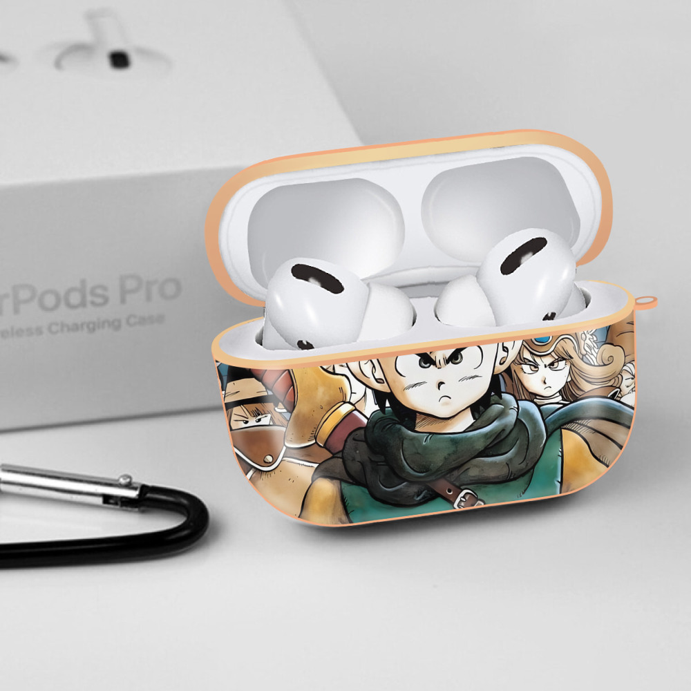 ドラゴンクエスト Doragon Kuesuto Dragon Quest 【AirPods Pro用】ハードシェル保護ケース｜耐衝撃・防指紋・カラビナ付き商品仕様