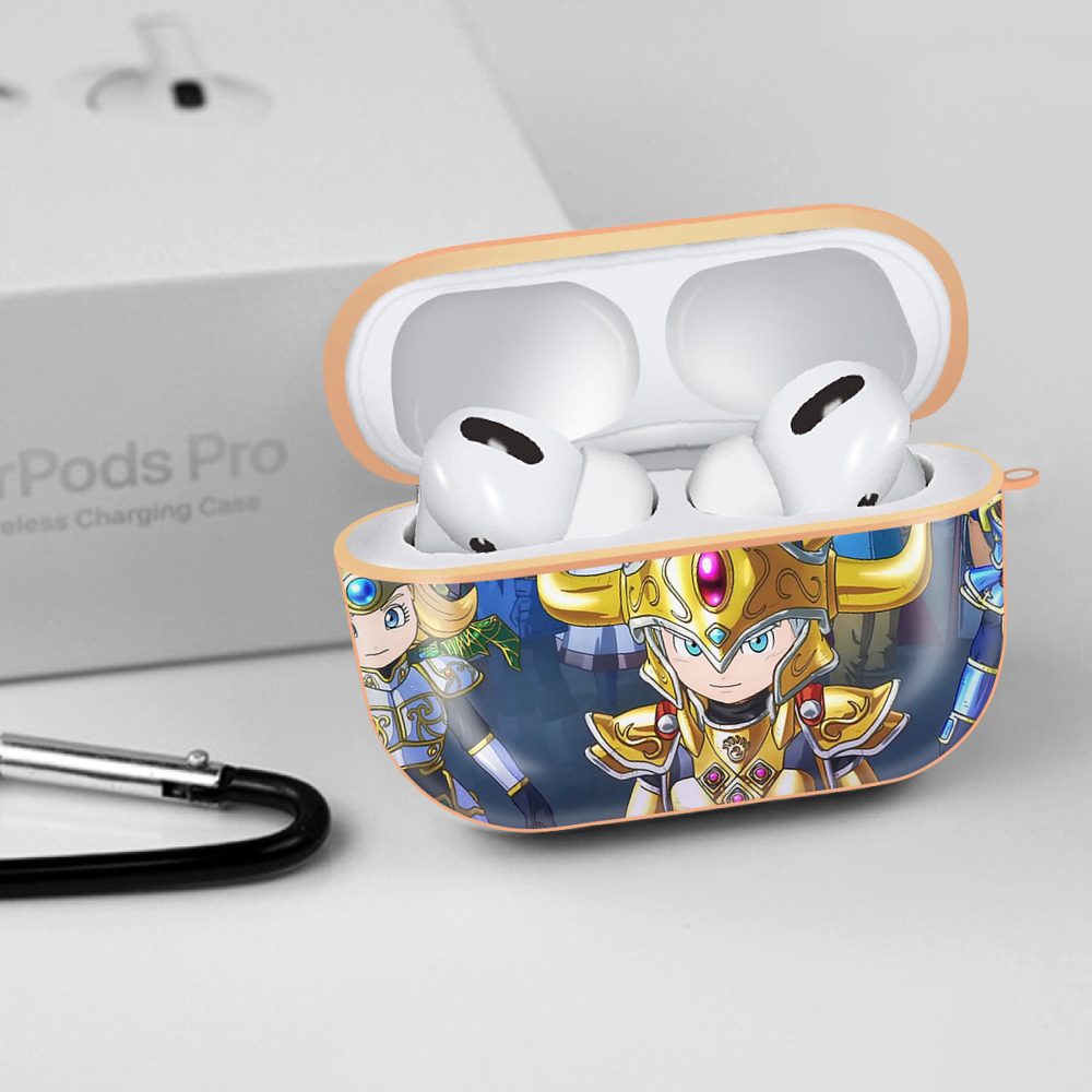 ドラゴンクエスト Doragon Kuesuto Dragon Quest 【AirPods Pro用】ハードシェル保護ケース｜耐衝撃・防指紋・カラビナ付き商品仕様