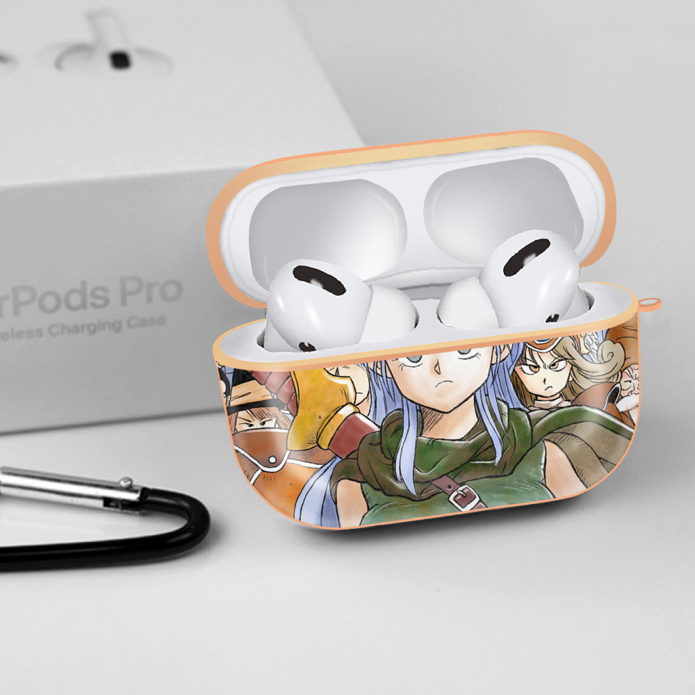 ドラゴンクエスト Doragon Kuesuto Dragon Quest 【AirPods Pro用】ハードシェル保護ケース｜耐衝撃・防指紋・カラビナ付き商品仕様