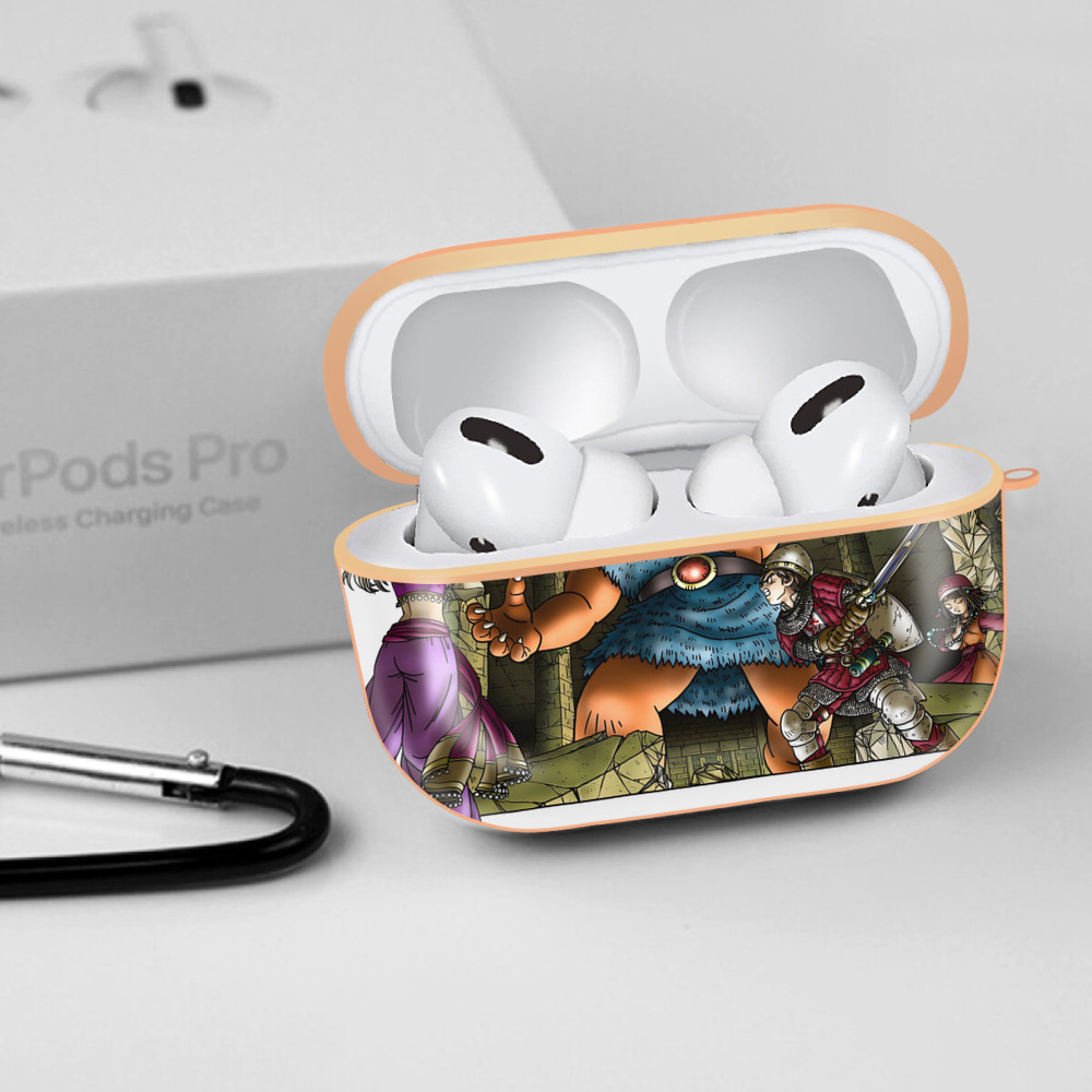 ドラゴンクエスト Doragon Kuesuto Dragon Quest 【AirPods Pro用】ハードシェル保護ケース｜耐衝撃・防指紋・カラビナ付き商品仕様