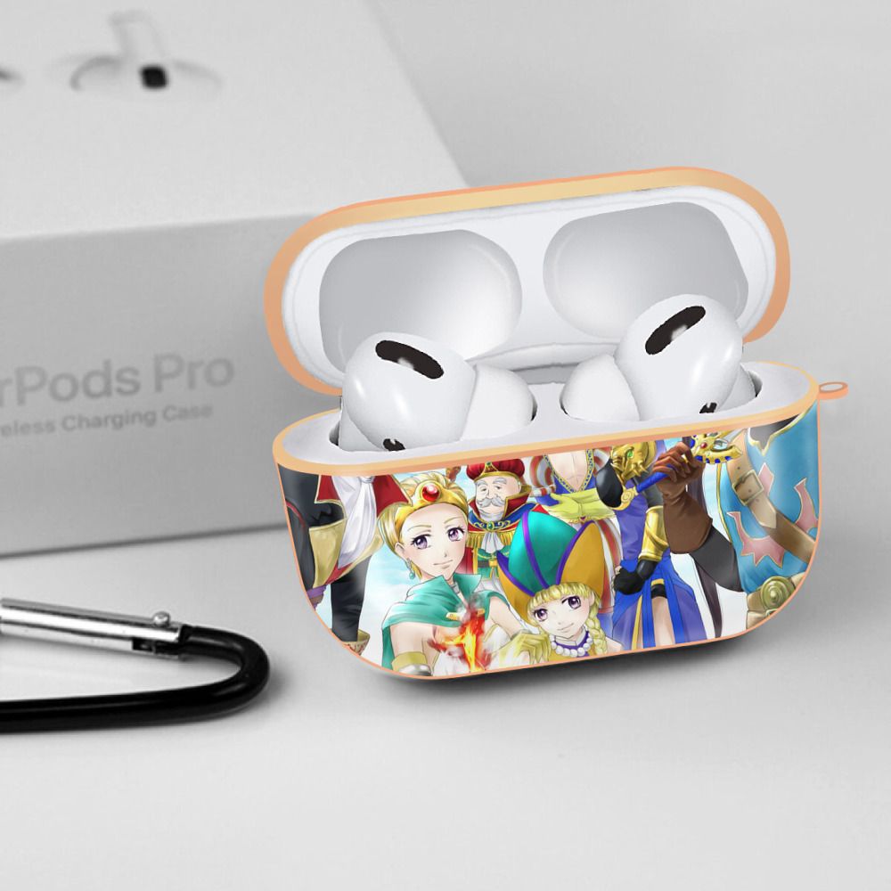 ドラゴンクエスト Doragon Kuesuto Dragon Quest 【AirPods Pro用】ハードシェル保護ケース｜耐衝撃・防指紋・カラビナ付き商品仕様