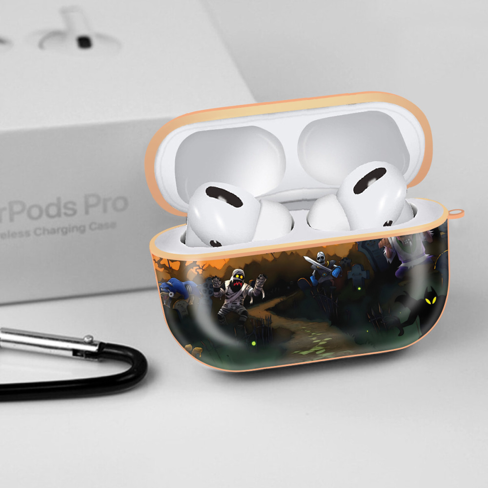 ドラゴンクエスト Doragon Kuesuto Dragon Quest 【AirPods Pro用】ハードシェル保護ケース｜耐衝撃・防指紋・カラビナ付き商品仕様