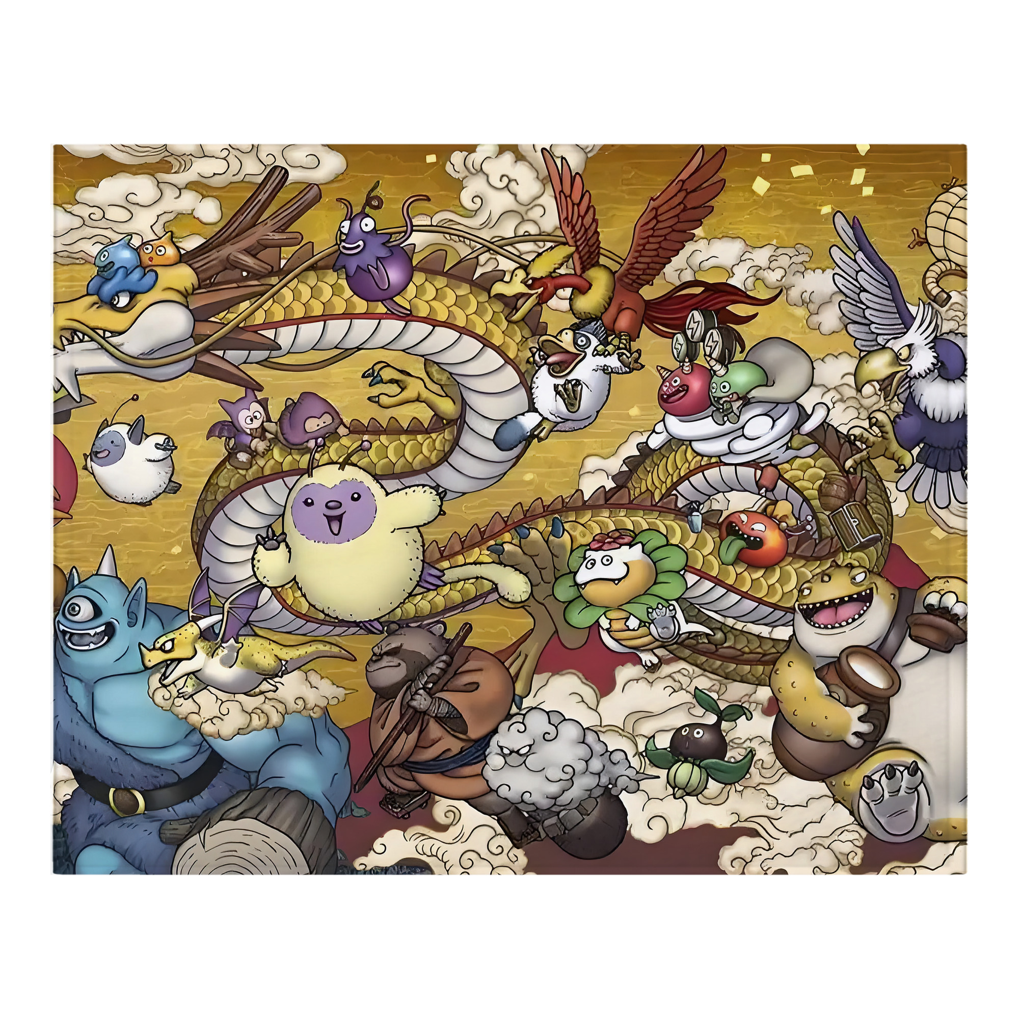 （画像用） ドラゴンクエスト Doragon Kuesuto Dragon Quest フランネルブランケット・多サイズ対応（横型）