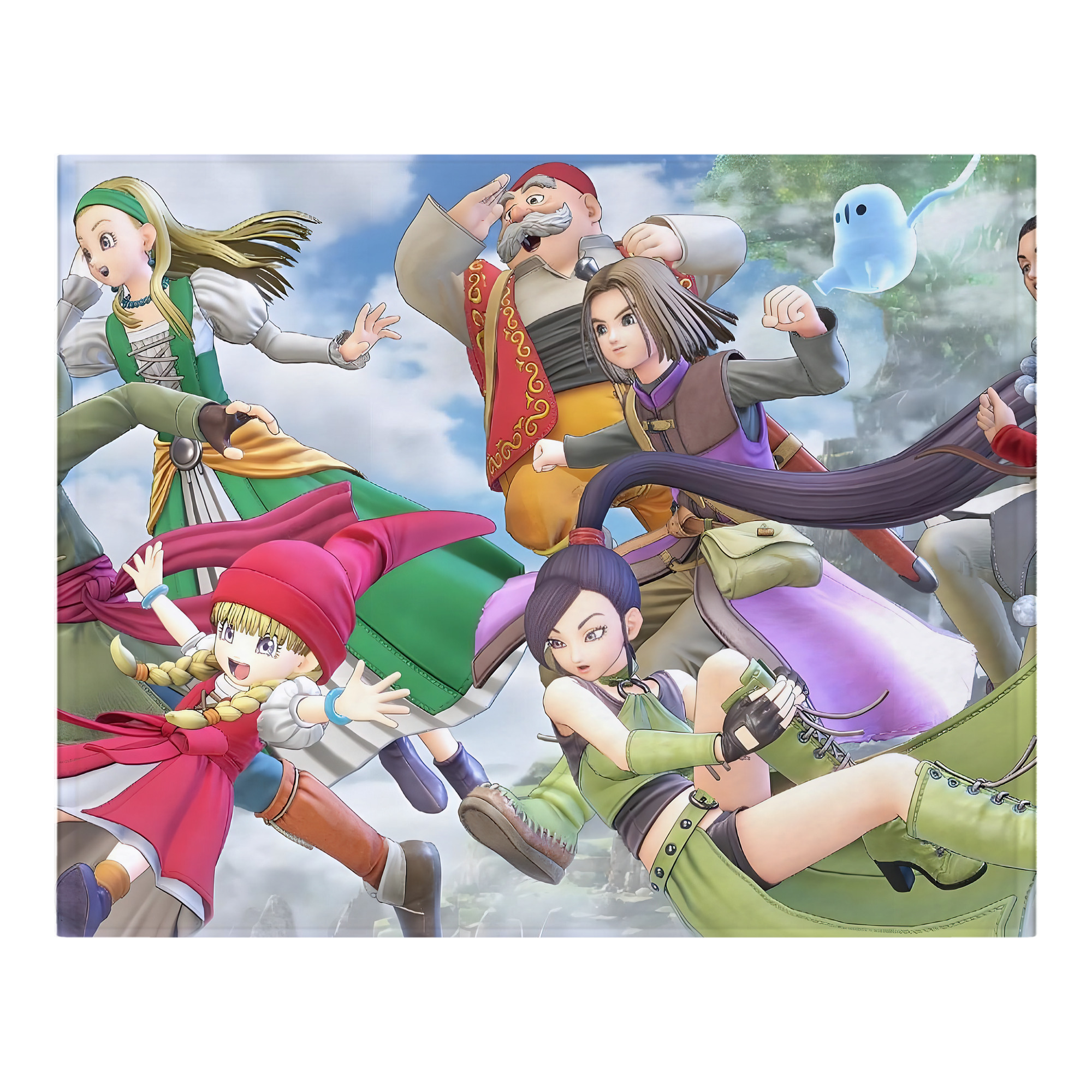 （画像用） ドラゴンクエスト Doragon Kuesuto Dragon Quest フランネルブランケット・多サイズ対応（横型）