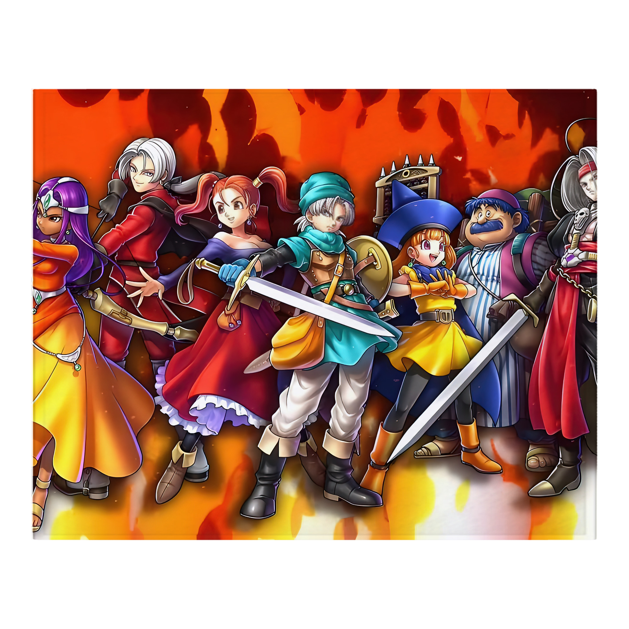 （画像用） ドラゴンクエスト Doragon Kuesuto Dragon Quest フランネルブランケット・多サイズ対応（横型）