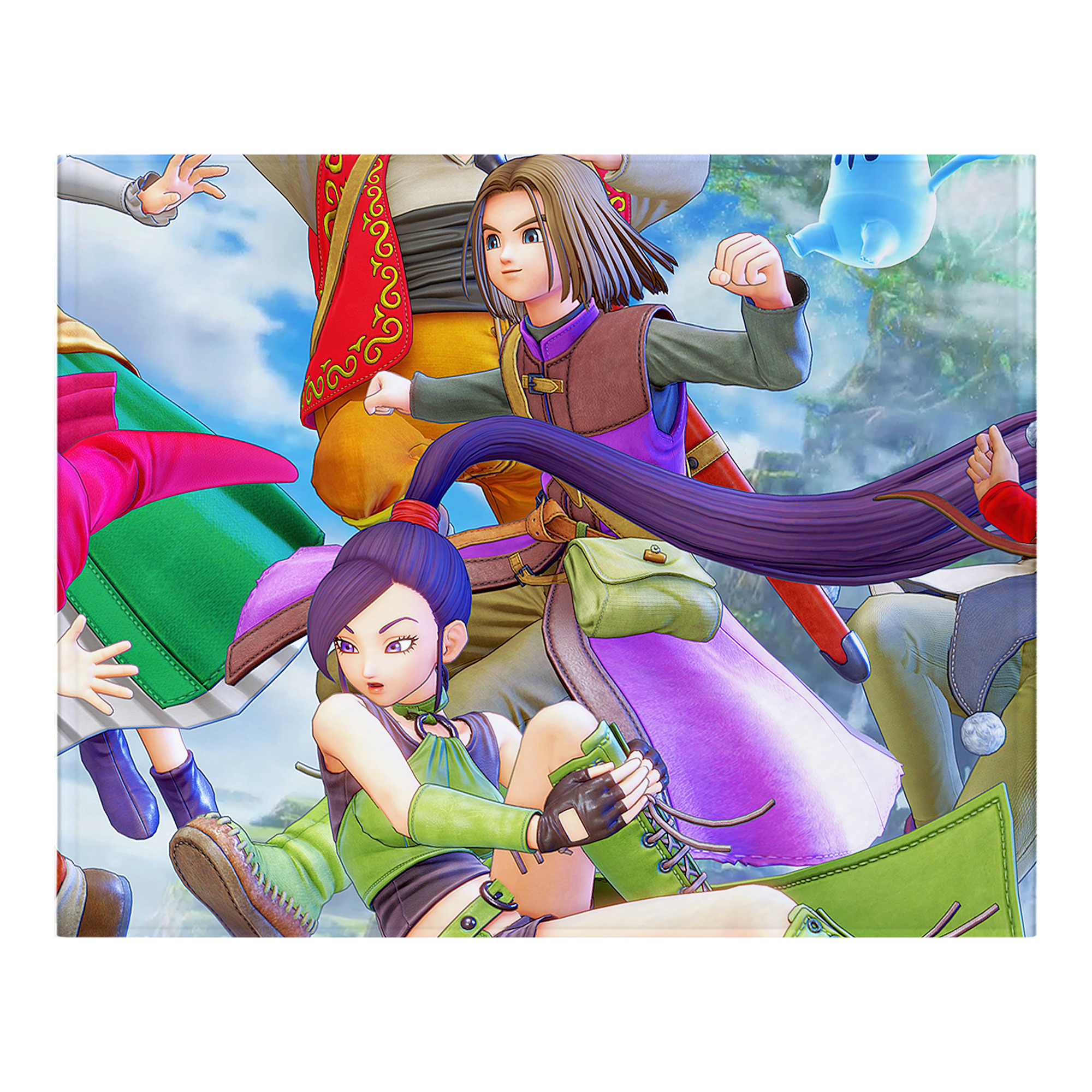 （画像用） ドラゴンクエスト Doragon Kuesuto Dragon Quest フランネルブランケット・多サイズ対応（横型）