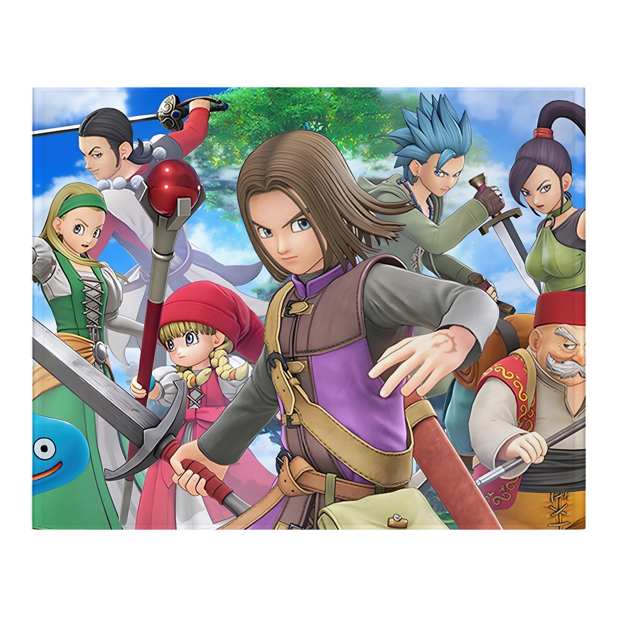 （画像用） ドラゴンクエスト Doragon Kuesuto Dragon Quest フランネルブランケット・多サイズ対応（横型）