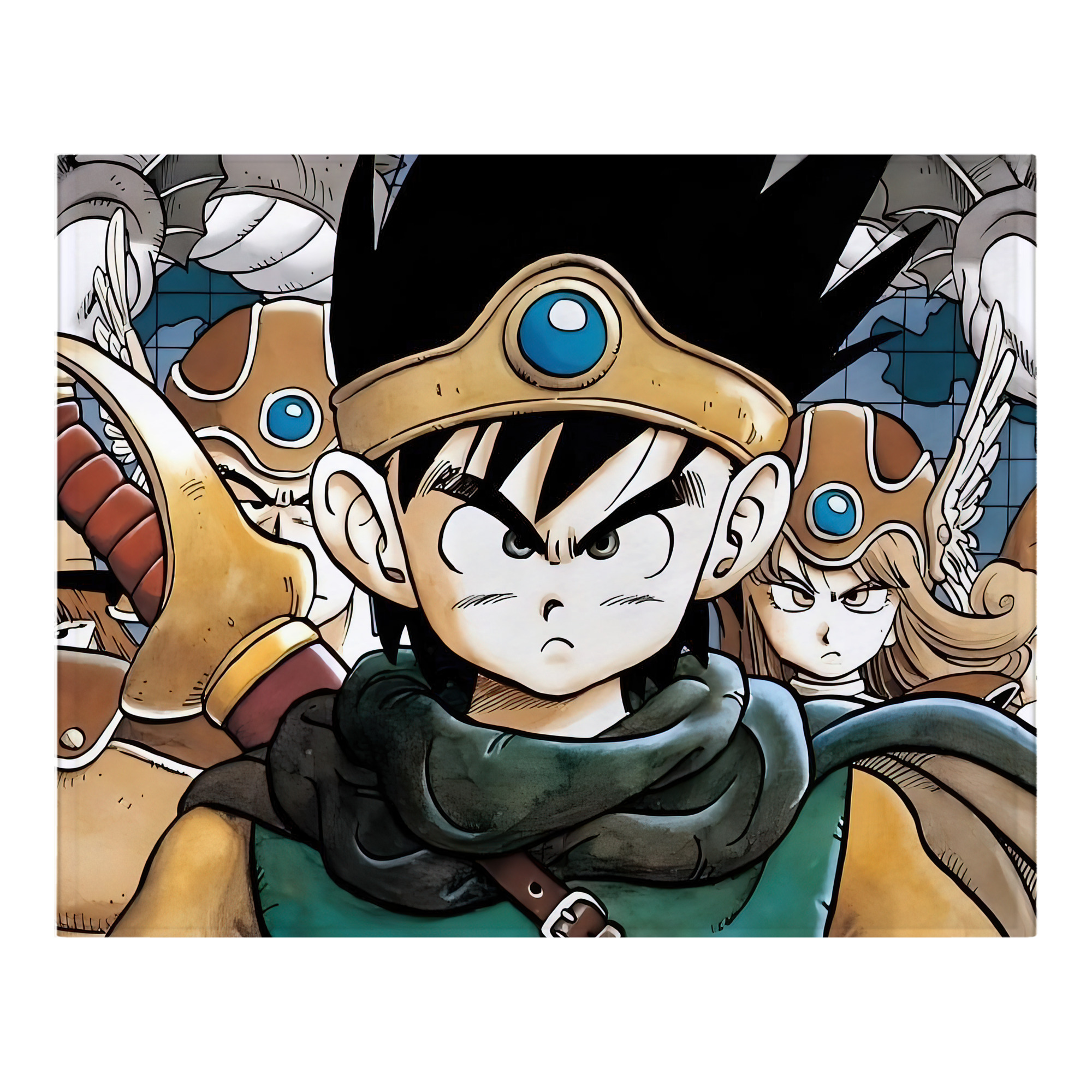 （画像用） ドラゴンクエスト Doragon Kuesuto Dragon Quest フランネルブランケット・多サイズ対応（横型）