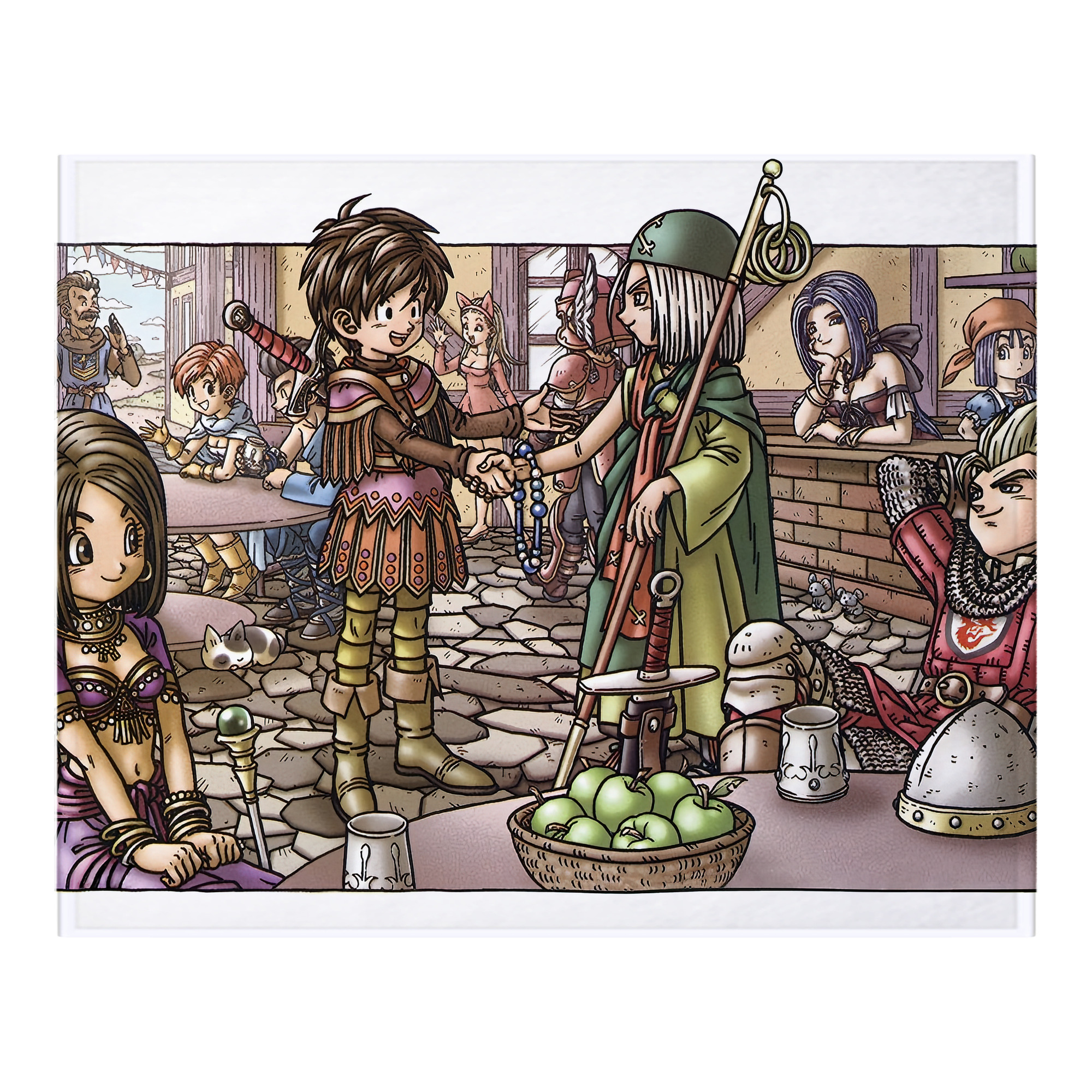 （画像用） ドラゴンクエスト Doragon Kuesuto Dragon Quest フランネルブランケット・多サイズ対応（横型）