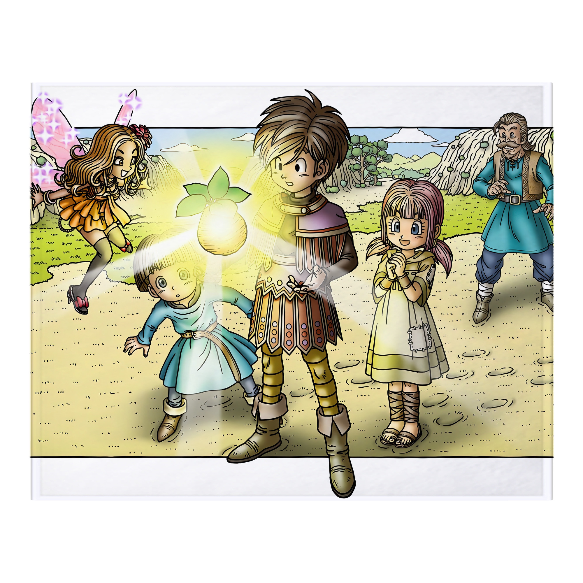 （画像用） ドラゴンクエスト Doragon Kuesuto Dragon Quest フランネルブランケット・多サイズ対応（横型）
