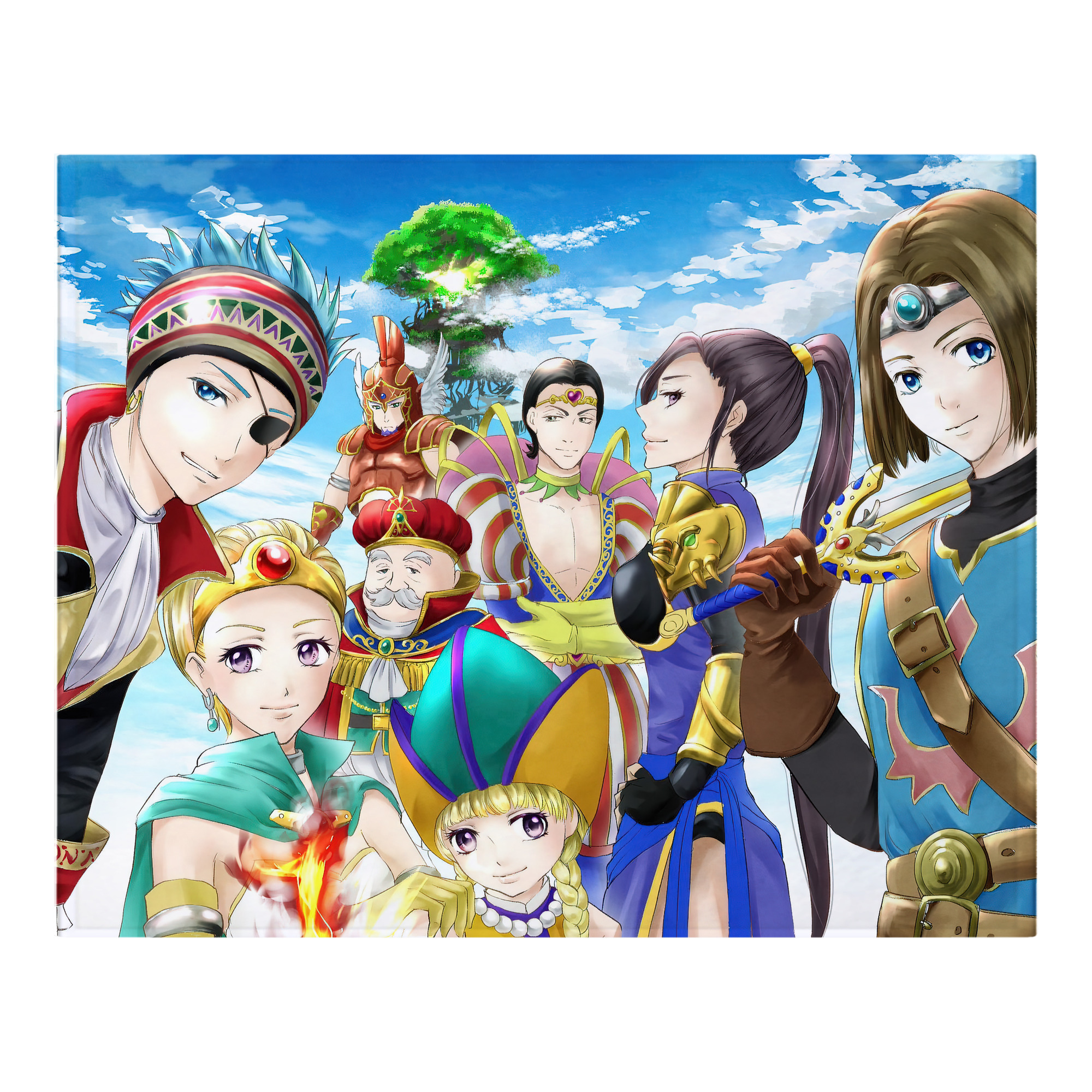 （画像用） ドラゴンクエスト Doragon Kuesuto Dragon Quest フランネルブランケット・多サイズ対応（横型）