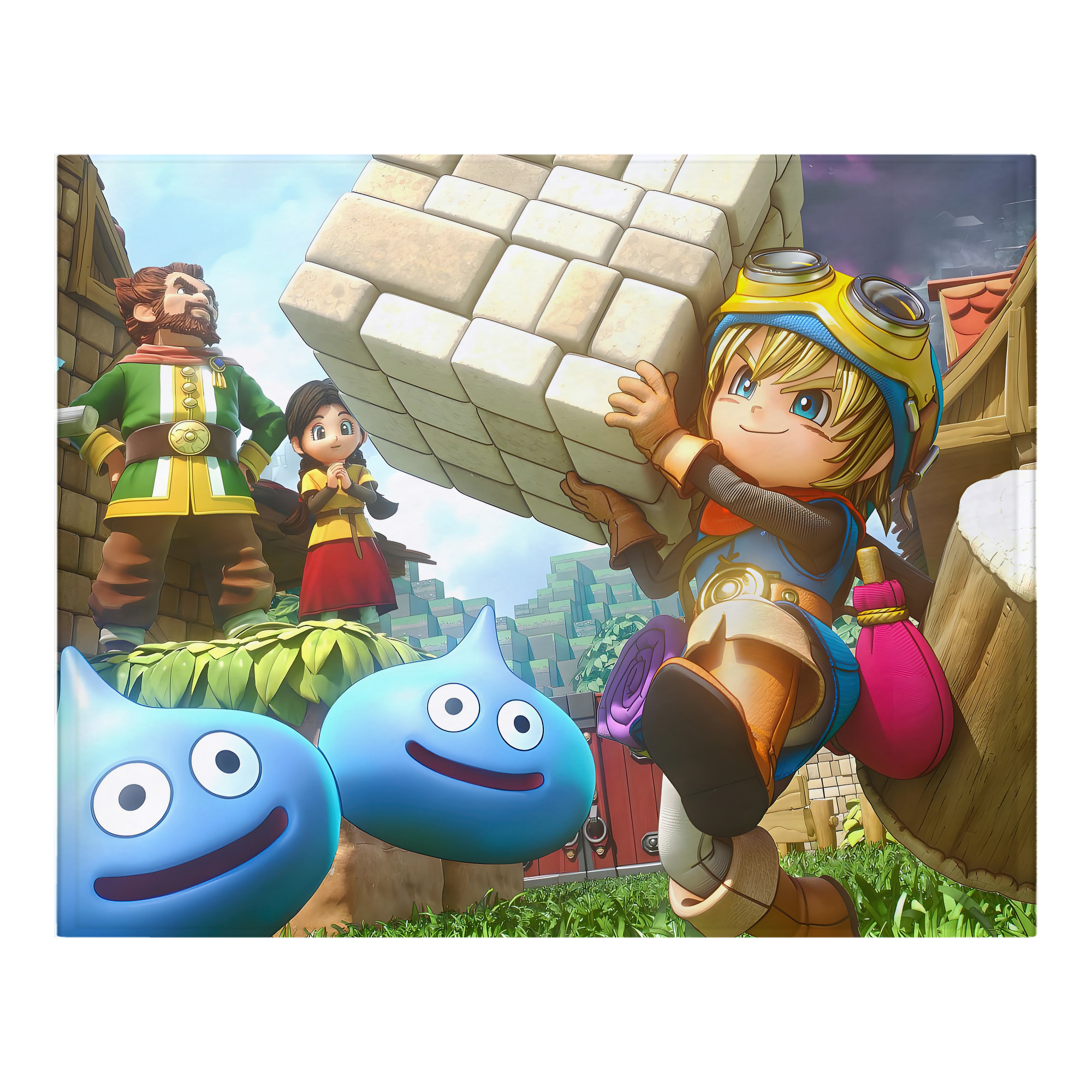（画像用） ドラゴンクエスト Doragon Kuesuto Dragon Quest フランネルブランケット・多サイズ対応（横型）