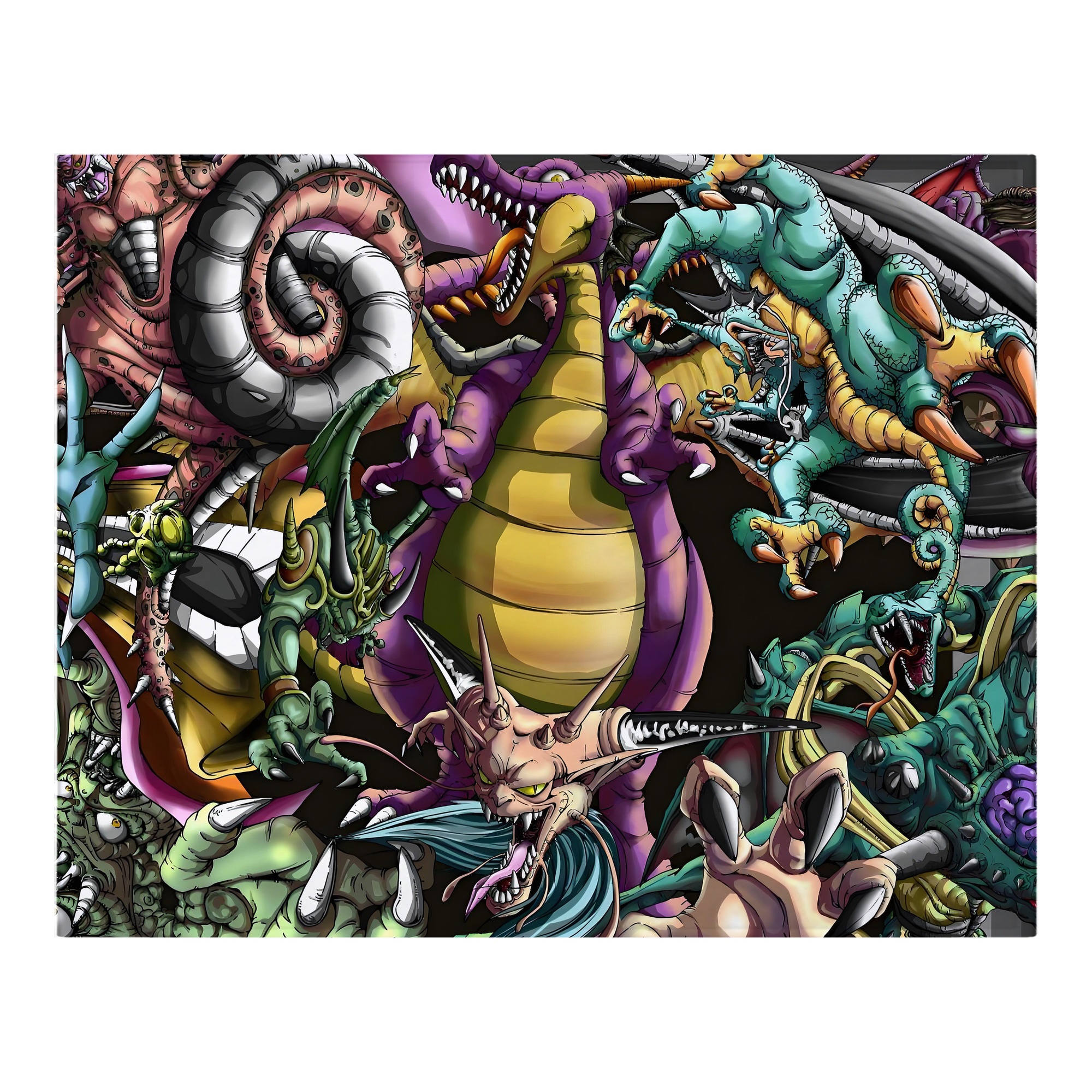 （画像用） ドラゴンクエスト Doragon Kuesuto Dragon Quest フランネルブランケット・多サイズ対応（横型）