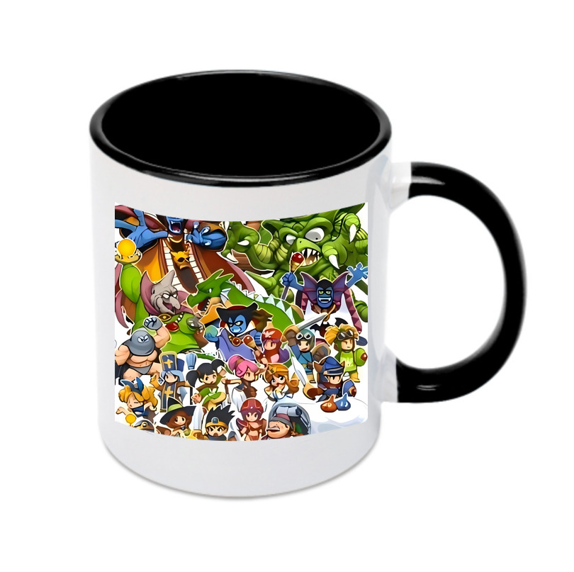 （画像用） ドラゴンクエスト Doragon Kuesuto Dragon Quest カラーマグカップ